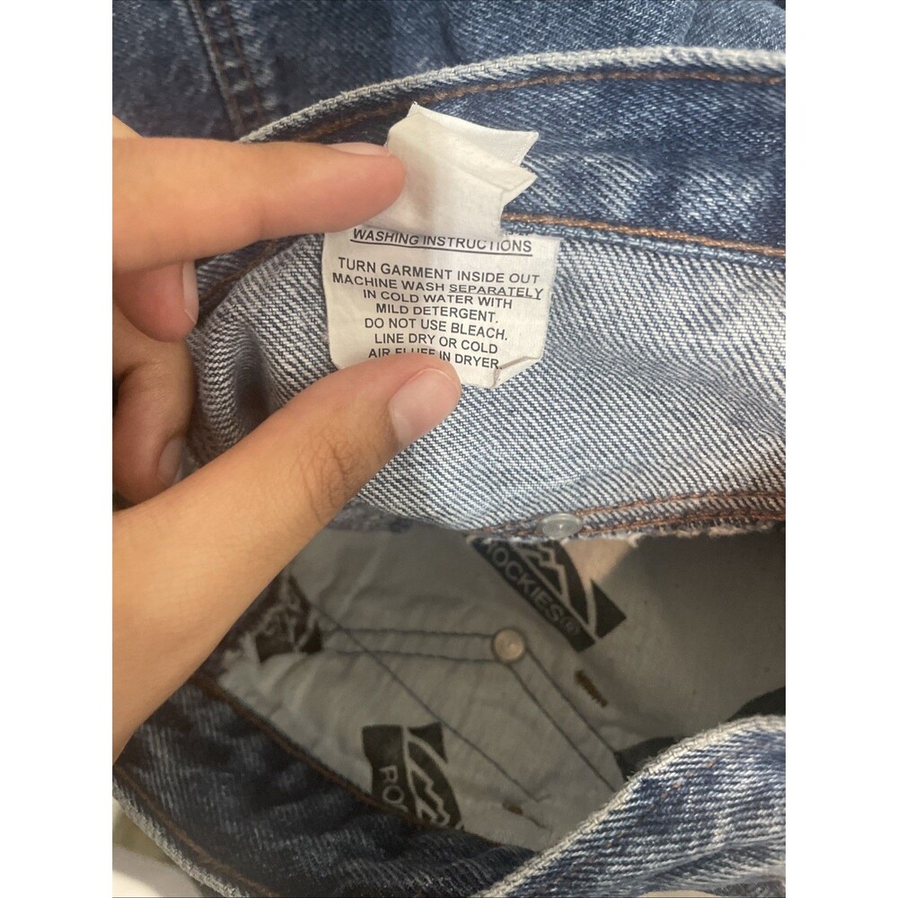 ROCKIES Authentic Jeanswear Vintage High-Waist Denim Jeans Women’s Sz 19/20 (App - Picture 10 of 10